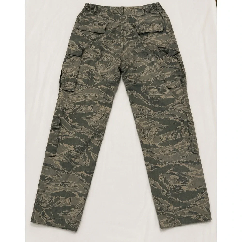 US Air Force ABU Tiger Stripe Camo Cargo Pants Size 34 Short Military Uniform